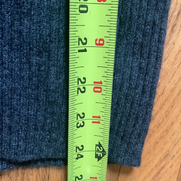 J. Crew Cashmere Grey Sweater Women Size L - Picture 7 of 8